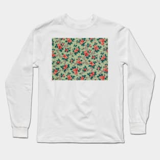 Romantic Floral Pattern Long Sleeve T-Shirt